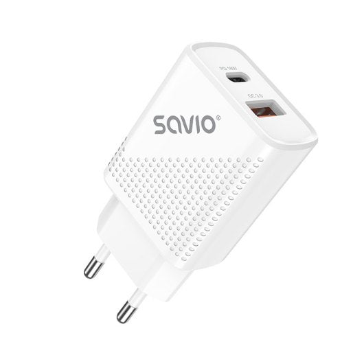 CARGADOR SAVIO LA 05 DUAL 18W USB 30 CABLE