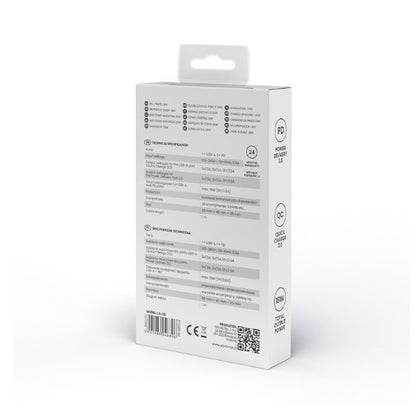CARGADOR SAVIO LA 05 DUAL 18W USB 30 CABLE