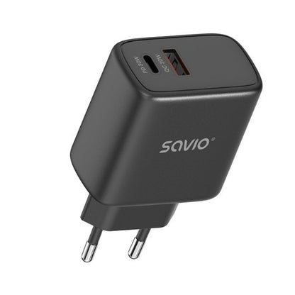 CARGADOR SAVIO LA 06 DUAL 30W USB 30