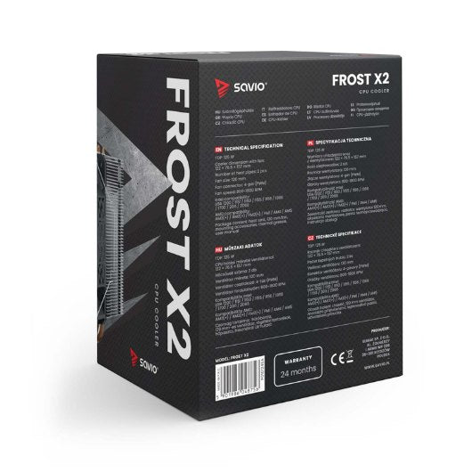 DISIPADOR CPU 125W SAVIO FROST X2