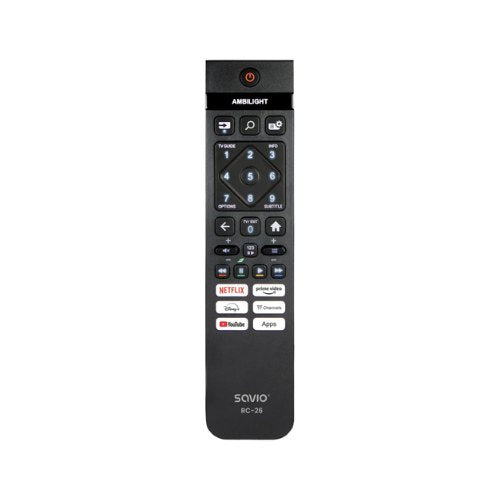 MANDO TV SAVIO RC 26 COMPATIBLE PHILIPS