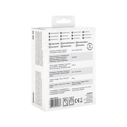 RATON OPTICO SAVIO MB 06 WIRELESS 2000 DPI