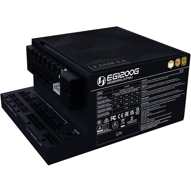 FUENTE DE ALIMENTACION ATX LIAN LI EDGE GOLD 1200W BLACKHU