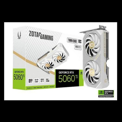 TARJETA GRAFICA ZOTAC RTX 5060TI 8GB TWIN EDGE OC GDDR7 WH