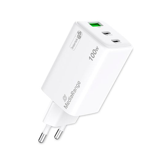 CARGADOR MEDIARANGE TRIPLE USB A U USB C 100W