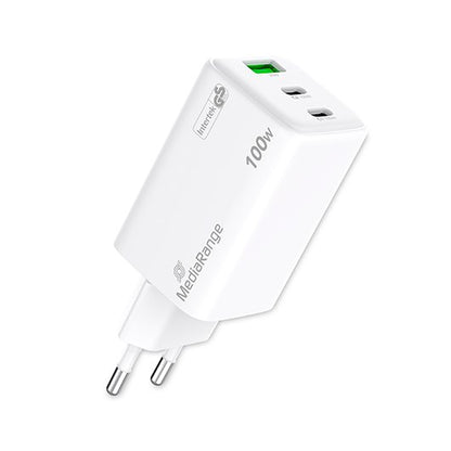 CARGADOR MEDIARANGE TRIPLE USB A U USB C 100W
