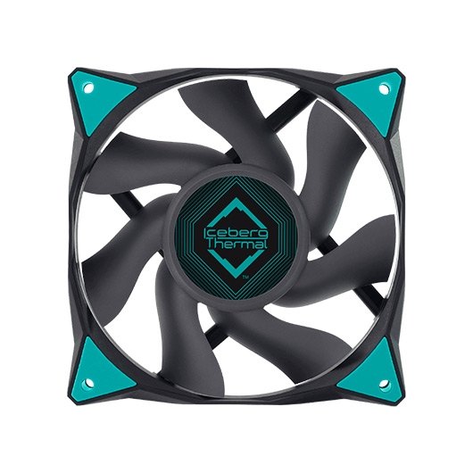 VENTILADOR 140X140 ICEBERG THERMAL ICEGALE BLACK 2P