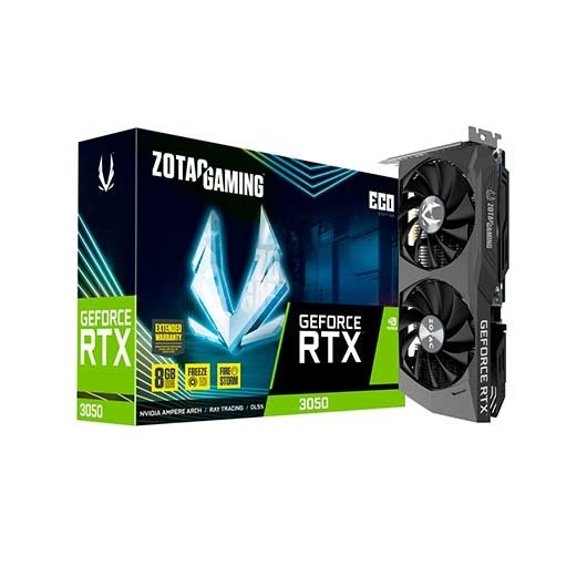 TARJETA GRAFICA ZOTAC RTX 3050 ECO 8GB GDDR6