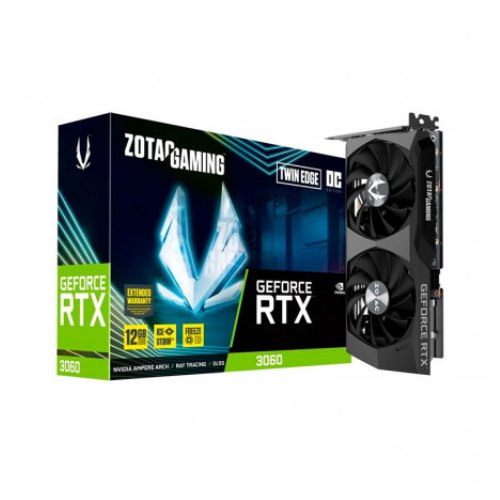 TARJETA GRAFICA ZOTAC GAMING RTX 3060 TWIN EDGE 12GB GDDR6