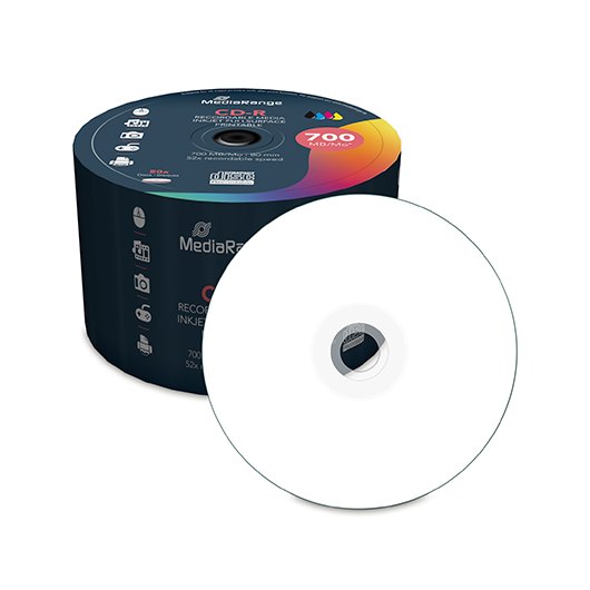CONSUMIBLE MEDIARANGE CD R MR208 700MB 50PCS