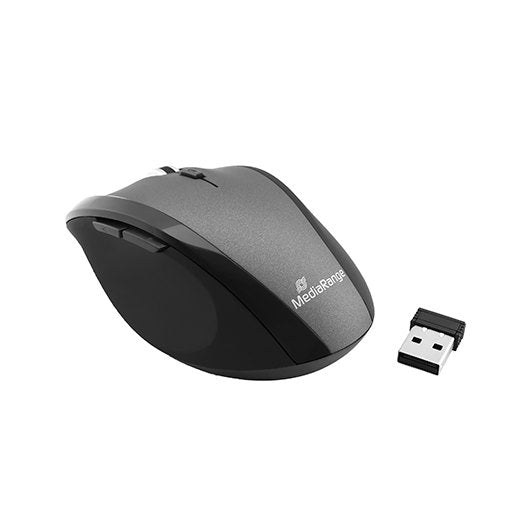 RATON OPTICO MEDIARANGE MROS203 WIRELESS BK GREY