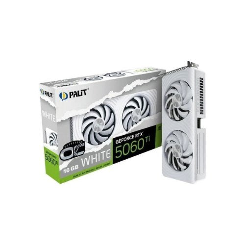 TARJETA GRAFICA PALIT RTX 5060TI 16GB WHITE OC