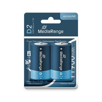 PILAS ALCALINAS MEDIARANGE MONO D