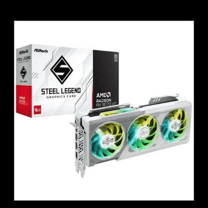 TARJETA GRAFICA ASROCK RX 9070 XT 16GB STEEL LEGEND ARGB L