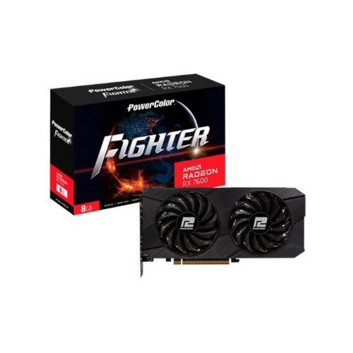 TARJETA GRAFICA POWERCOLOR RX 7600 8GB FIGHTER V2