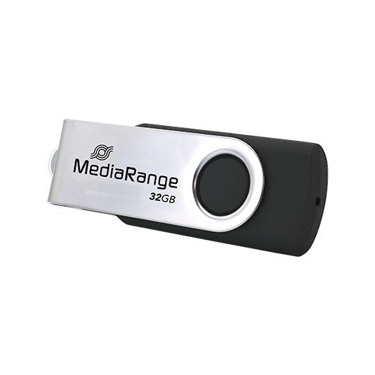 PENDRIVE 32GB USB C 32 MEDIARANGE SILVER BLACK