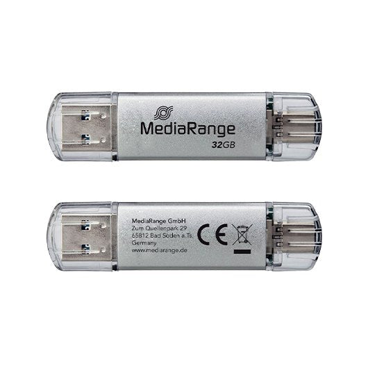 PENDRIVE COMBO 64GB USB 32 MEDIARANGE