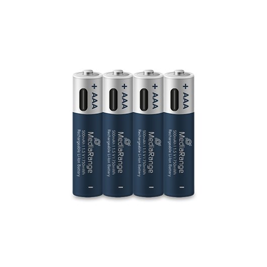 PILAS RECARGABLES MEDIARANGE AAA