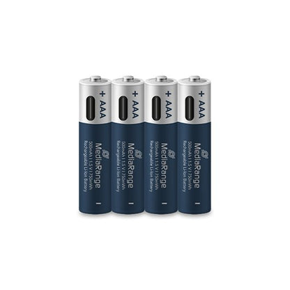 PILAS RECARGABLES MEDIARANGE AAA