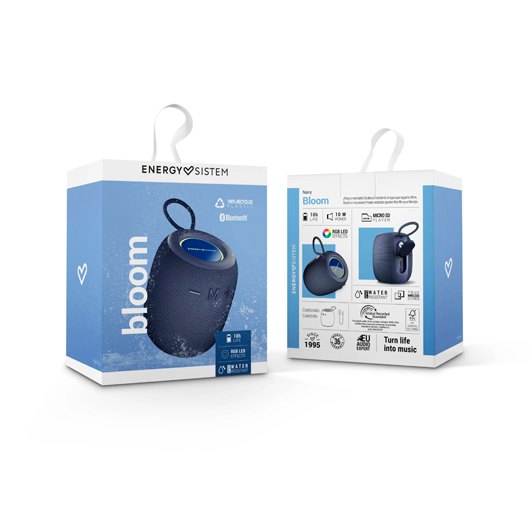 ALTAVOZ BLUETOOTH ENERGY SISTEM BLOOM AZUL