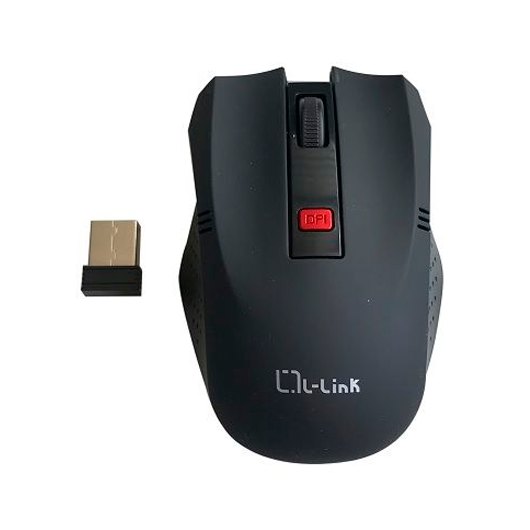 RATON OPTICO L LINK WIRELESS USB NEGRO