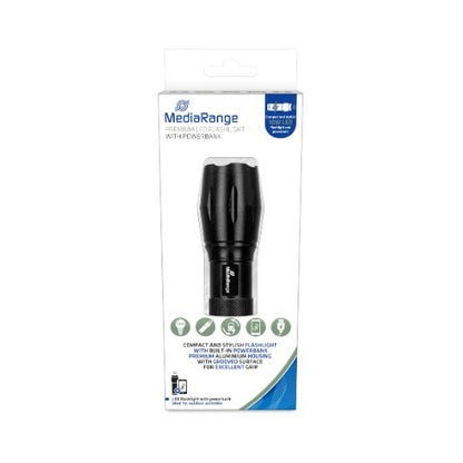LINTERNA LED MEDIARANGE MR735 BLACK