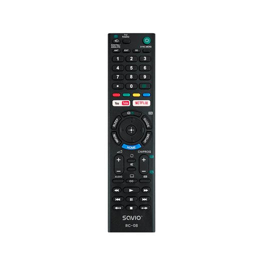 MANDO TV SAVIO RC 08 COMPATIBLE SONY SMART TV