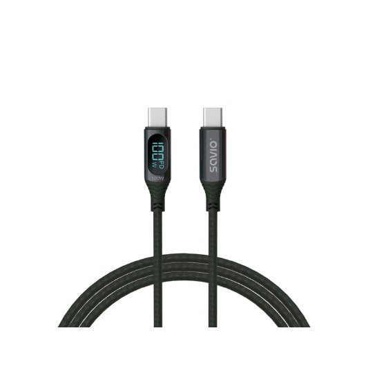 CABLE USB C SAVIO CL 174 NEGRO