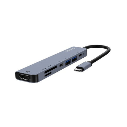 HUB SAVIO 7EN1 USB C AK 82