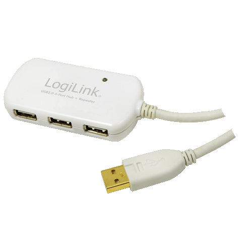HUB 4 PUERTOS USB 20 LOGILINK UA0108 12METROS