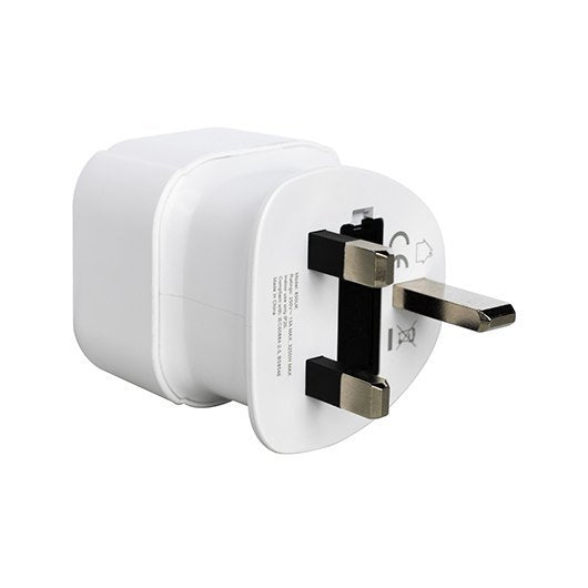 ADAPTADOR ENCHUFE VIAJE ESPANA A UK SAVIO AP 04