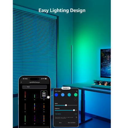 LAMPARA LED DE PIE LEPRO OE1 AI 1000LM