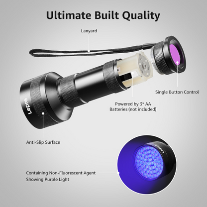 LINTERNA UV LED LEPRO 110018